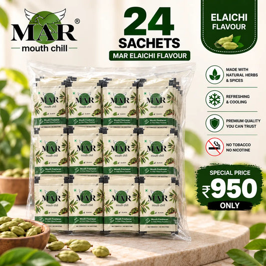 MAR Elaichi Mouth Freshener – Pack of 24 Sachets